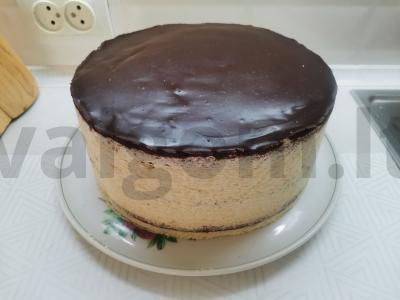 Šokoladinis glajus tortui pagrindine nuotrauka