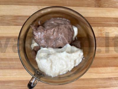 Bananų magkeikas mikrobangų krosnelėje Žingsnis 4