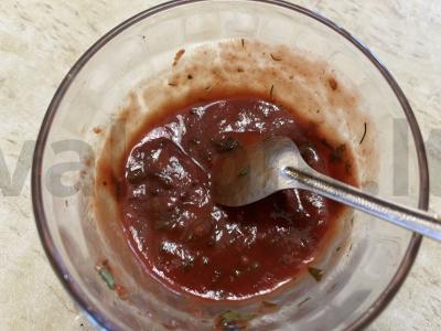 Kepta kukurūza pomidorų padaže su žolelėmis Žingsnis 11