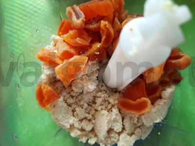 Namų saldainiai su džiovintomis abrikosais Žingsnis 2