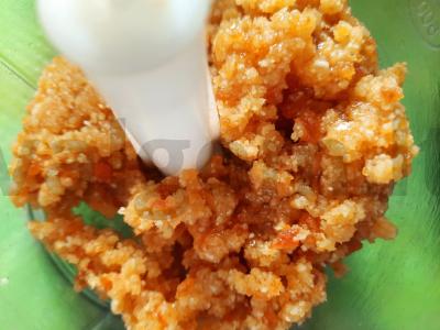 Namų saldainiai su džiovintomis abrikosais Žingsnis 3