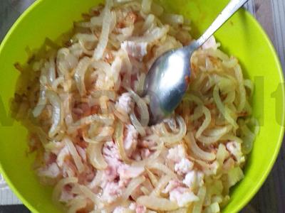 Salotas „Sotūs“ su rūkytomis vištienos krūtinėlėmis Žingsnis 4