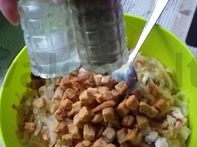 Salotas „Sotūs“ su rūkytomis vištienos krūtinėlėmis Žingsnis 5