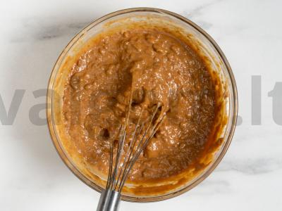 Greitas tortas iš vaflinio biskvito Žingsnis 3