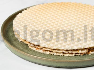 Greitas tortas iš vaflinio biskvito Žingsnis 6