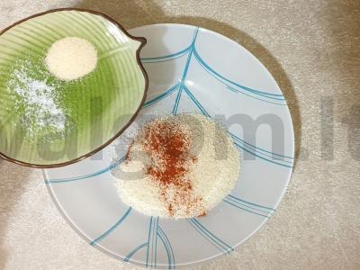 Ešerys, apkeptas džiūvėsėliuose Žingsnis 2