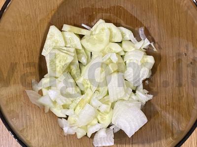 Kiaulienos steikas ant grotelių su daržovių salotomis Žingsnis 3