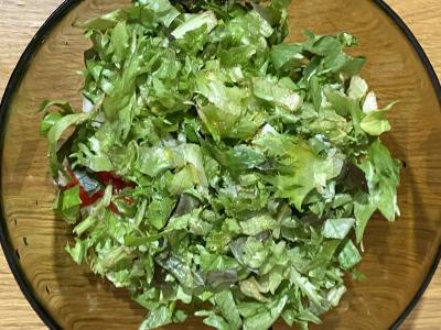 Kiaulienos steikas ant grotelių su daržovių salotomis Žingsnis 5