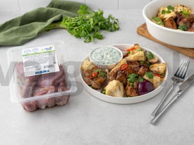 Kepta kalakutienos filė su žiediniais kopūstais pagrindine nuotrauka