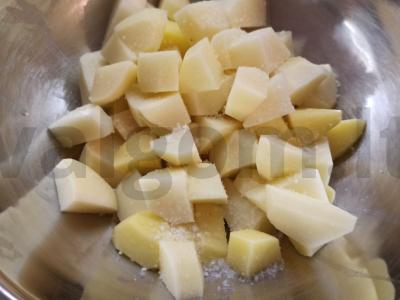 Bulvės su pievagrybiais orkaitėje Žingsnis 2