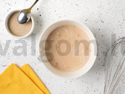 Švilpiko bandelės Žingsnis 1