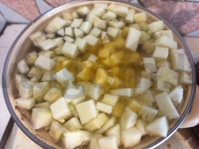 Pupelių sriuba su bulvėmis ir cukinijomis Žingsnis 4