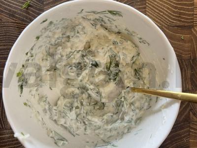 Kepti baklažanai česnako padaže Žingsnis 2