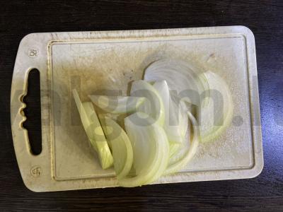 Prancūziška bulvė su kiaulienos kaklu Žingsnis 4