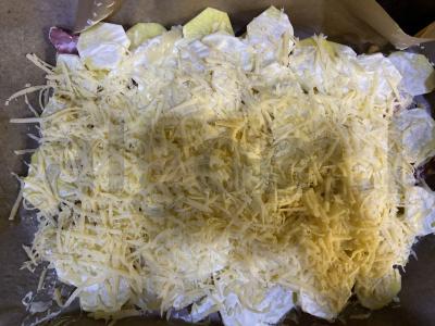 Prancūziška bulvė su kiaulienos kaklu Žingsnis 8