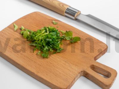 Įdaryti ir kepti pievagrybiai Žingsnis 12