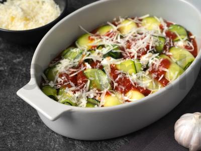 Kepti cukinijos su mocarela Žingsnis 6