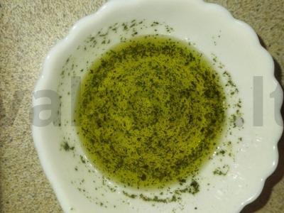 Salotas su bekonu ir putpelių kiaušiniu Žingsnis 5