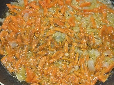 Aštrus naminis plovas su kalakutienos filė ir grietine Žingsnis 2