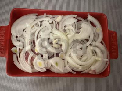 Keptas karpis po daržovių kepure Žingsnis 3