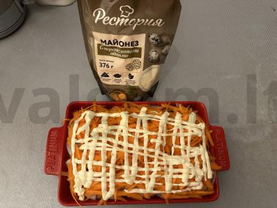 Keptas karpis po daržovių kepure Žingsnis 5