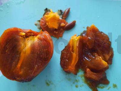 Smuzi su daiginta kviečių ir persimonų Žingsnis 2