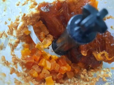 Smuzi su daiginta kviečių ir persimonų Žingsnis 3