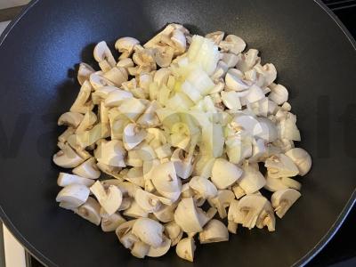 Keptas bulves su grybais ir grietinėle Žingsnis 3