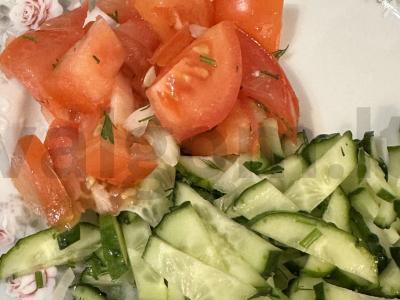 Salotas „Pasaka“ su obuoliu Žingsnis 2