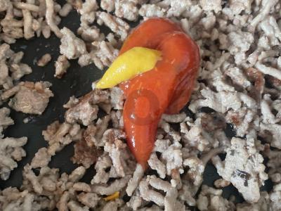 Keptas faršas su garstyčiomis ir pomidorų pasta „Tormesh“ Žingsnis 4