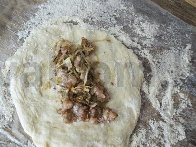 Kibinai su kopūstais ir kiaulienos faršu Žingsnis 9