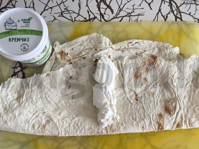 Grietininis ritinys „Penkios minutės“ Žingsnis 1