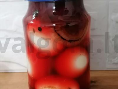 Marinuoti kiaušiniai prieskoniuose Žingsnis 6