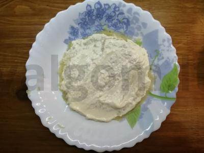 Salotas su krabų lazdelėmis „Švelnus“ Žingsnis 2