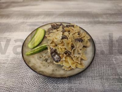 Vištienos širdelės grietinėlės padaže su grybais pagrindine nuotrauka