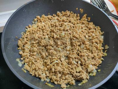 Lasagna su bešakne makaronu Žingsnis 1