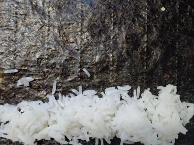 Sushi su agurkais ir paprikomis Žingsnis 2