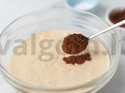 Šokoladinis varškės pyragas Žingsnis 2