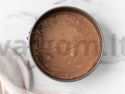 Šokoladinis varškės pyragas Žingsnis 4