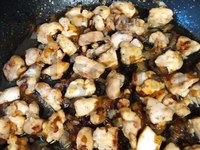 Vištienos pyragas su grybais Žingsnis 2