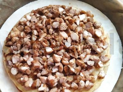 Vištienos pyragas su grybais Žingsnis 6