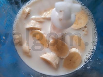 Šokoladiniai-bananiniai blynai su avižų pienu Žingsnis 2