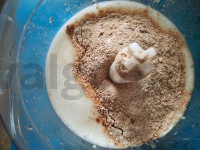 Šokoladiniai-bananiniai blynai su avižų pienu Žingsnis 3