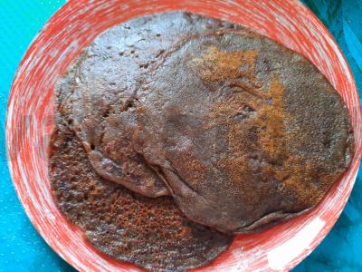 Šokoladiniai-bananiniai blynai su avižų pienu Žingsnis 6