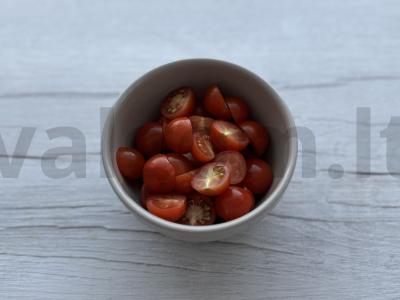 Baltymų salotas su vištienos krūtinėle ir pupelėmis Žingsnis 4