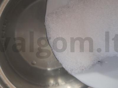 Obuolių ir juodųjų serbentų kompotas Žingsnis 2