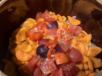 Keptas patiekalas su baltomis grybeliais ir kiauliena Žingsnis 10