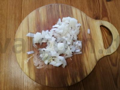 Raudona lęša su vištienos filė firminiu padažu Žingsnis 2