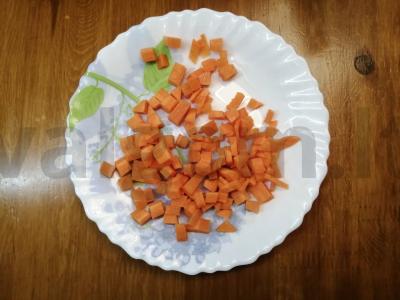 Raudona lęša su vištienos filė firminiu padažu Žingsnis 3