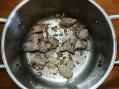 Raudona lęša su vištienos filė firminiu padažu Žingsnis 4